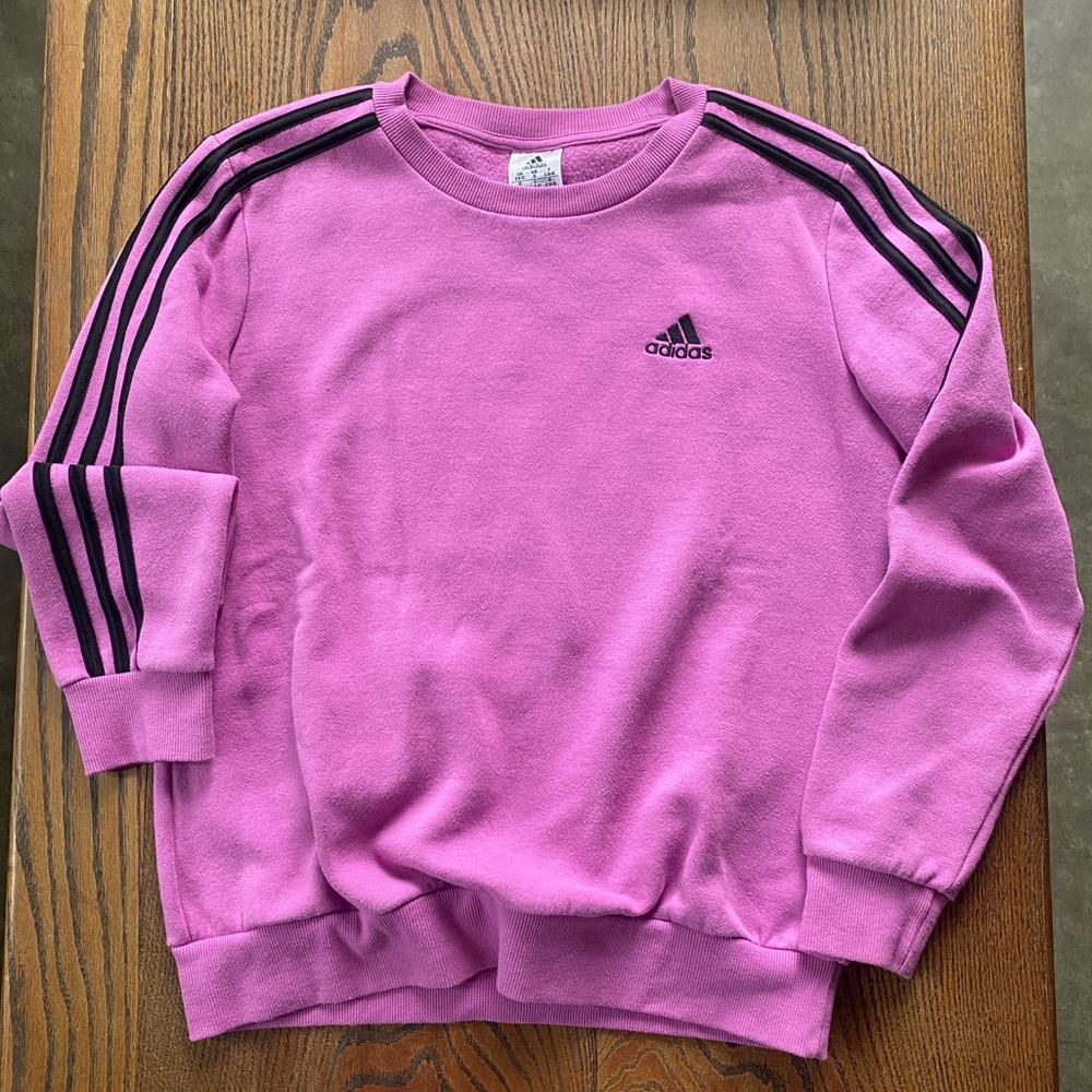 Womens Adidas Crewneck Sweatshirt with Black Logo